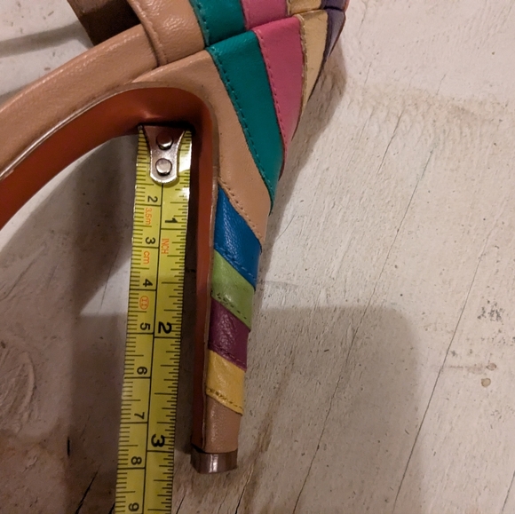 Nine West size 10 open toe heels - Picture 8 of 8